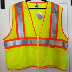 Ergodyne Safety Vest Ansi Class 2 2XL/3XL NWT